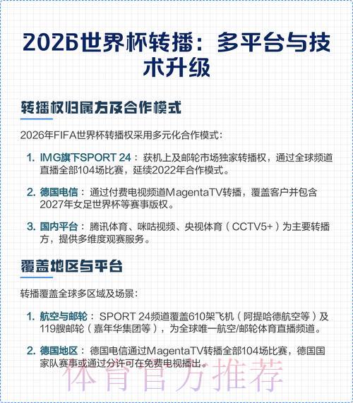 2026世界杯全程直播:苹果设备完整观看攻略 2026世界杯全程直播:苹果设备完整观看攻略